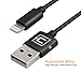 Coiled Lightning to USB Cable (1FT to 4FT), Durable and Fast Charging Cord for iPhone 5 6 7 Plus SE, iPad Air Pro Mini, iPod Touch(Black)