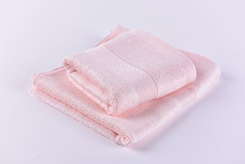 100% Bamboo Washcloths. Luxurious Set of 2 Easy to Clean with Organic and Soft By Right Purpose. Anti Bacterial and Durable. (Pink)
