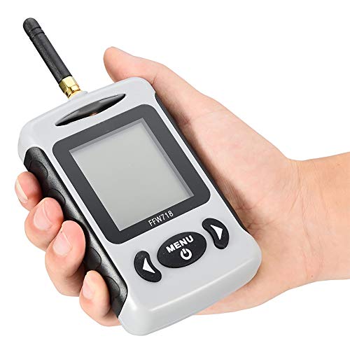Zhbd Détecteur De Poisson Poisson Sans Fil Finder 120 Mètres Plage 45 Mètres De Profondeur Fish Finder Avec écran Lcd…