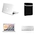 TOP CASE - 4 in 1 Bundle Deal Air 13-Inch Rubberized Hard Case, Keyboard Cover, Screen Protector and Sleeve Bag for MacBook Air 13