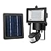 MEIKEE 60LED Outdoor Solar Motion Light,15m PIR Motion Distance,Daylight White,6000K,IP65 Waterproof Solar Rechargeable Flood light.