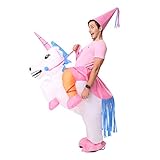 Decalare Inflatable Unicorn/Dinosaur T-REX Costume,Halloween Party Blow up Costumes Adult/Kids
