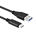 WEme USB 3.0 Type C to Standard Type A Male Charge & Data Cable 3.28ft/1m for USB-C Devices, Apple New MacBook, ChromeBook Pixel, Nokia N1 Tablet, Mobile Phones