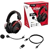 HyperX Cloud Alpha Wireless Gaming Headset PC 300 Hour Battery DTS Headphone:X view 15