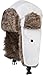 Sakkas Unisex Trooper Trapper Ushanka Hat Faux Fur Lined w/Ear Flaps Warm Russian Aviator Windproof Cold Weather Outdoors