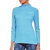 Ogeenier Dames shirt met lange mouwen UPF 50+ UV zonwering, lange mouwen loopshirt sportshirt 1/4 rits voor training…