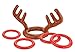 Kovot Two-Player Inflatable Reindeer Ring Toss Game - Game Rules Included (2 Antlers 8 Rings)