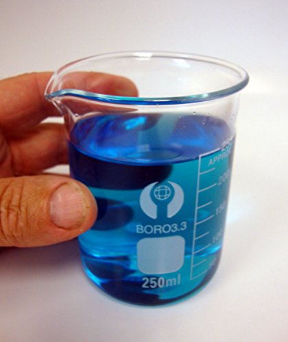 Glass Beakers, 250ml Pack of 12