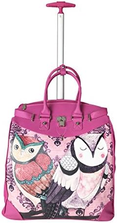 Trendy Flyer 19" Computer/Laptop Bag Tote Duffel Rolling Wheel Case Purse Tablet