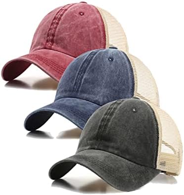5 Pieces Vintage Washed Plain Baseball Cap Distressed Dad  display picture 2