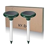 Mole Repeller Ultrasonic Solar Snake Gopher Repeller Mice Rats Rodent for Lawn Garden Yards