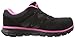 Skechers for Work Women's Synergy Sandlot Slip Resistant Work Shoe, Black/Pink, 7.5 M US