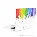 TOP CASE – 2 in 1 Bundle Deal Air 13-Inch Paint Splash Rubberized Hard Case and Two Keyboard Covers for MacBook Air 13