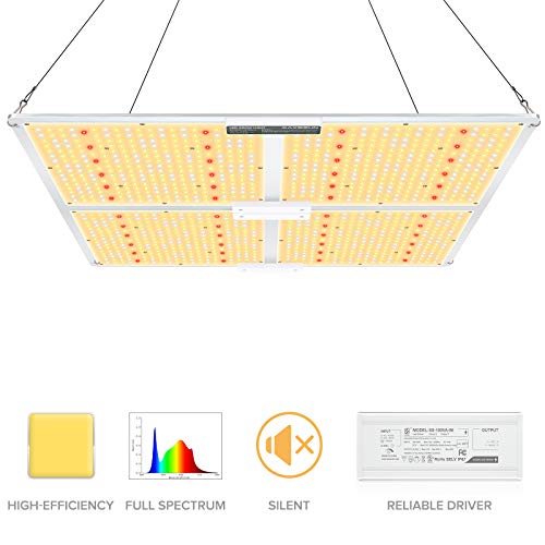 MAXSISUN 2020 Latest QB Style PB 4000 LED Grow Light, High PPFD Rating Sunlike Full Spectrum LED Grow Lights for Indoor Plants Veg and Bloom, Plant Growing Lamps to Cover a 4×4 ft Flowering Space