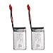 Syma X5HC X5HW RC Quadcopter Drone Spare Part 2PCS 3.7V 500mAh original battery and charger