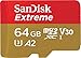 SanDisk 64GB Extreme microSD UHS-I Card with Adapter - U3 A2 - SDSQXA2-064G-GN6MA primary