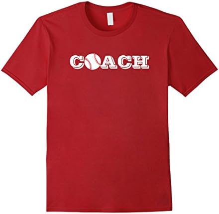 Mens Coach Baseball Shirt XL Cranberry