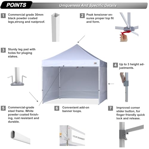 ABCCANOPY 10x10 Commercial Pop-Up Canopy Tent Review: Heavy-Duty Shelter with Sidewalls image 31