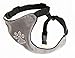 Comfortable & Adjustable Dog Harness by PetPup | Medium Size - Gray Color | Reflective | Safety Car Harness for Dogs | Easy Walk Dog Harness | Lightweight & Breathable Safety Strap Harness for Dogs