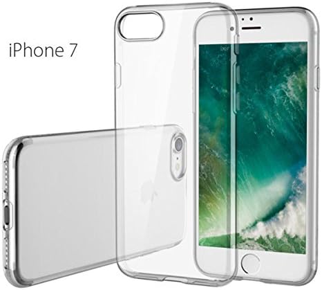 Topperforated clear soft 1.2mm TPU case cover transparent rubber silicone for iPhone7