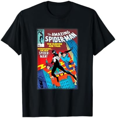 Amazon.com: Men's Marvel Amazing Spider-Man T-Shirt - Black