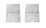 ZLjoint 2 Pack Stainless Steel Cooking Grid for Master Forge GGP-2501, Kenmore 16657, 415.16657900, 415.16657900G & Uniflame GBC750W-C, GBC750W, GBC750WNG-C Gas Grill Models(18-1/4" x 13-1/8" Each)