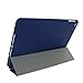 KHOMO iPad Air 1 Case - Dual Twill Blue Super Slim Cover with Rubberized Back and Smart Feature (Built-in Magnet for Sleep/Wake Feature) for Apple iPad Air 1st Gen. Tablet