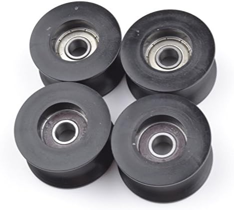 4x U Type Groove Guide Pulley Sealed Rail Ball Bearing 0840UU 8x40x20.7mm