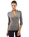 PattyBoutik Women's V Neck Empire Waist Knit Top
