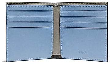 light blue coach wallet