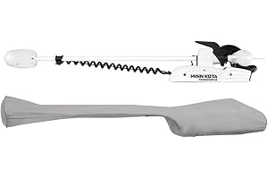 Oceansouth Custom trolling Motor Cover Designed for MINN KOTA (Cover Compatible with Riptide Powerdrive, 54", Gray)