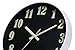 JoFomp Glow in The Dark Clock, 12 Inch Modern Silent Non Ticking Wall Clocks Battery Operated, Night Light Wall Clock for Living Room Decor, Wall Clock Decorative for Kitchen Bedroom
