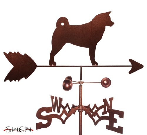 Hand Made AKITA DOG GARDEN Stake Weathervane ~NEW~