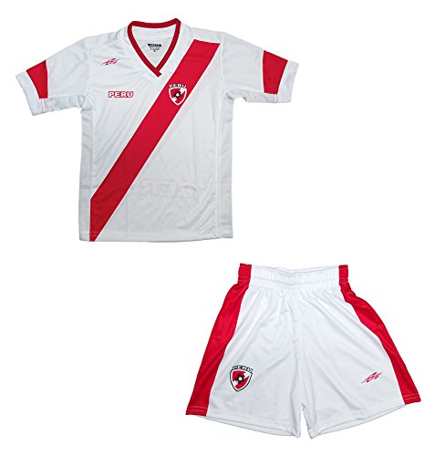 Youth Uniform Peru Arza color White/Red