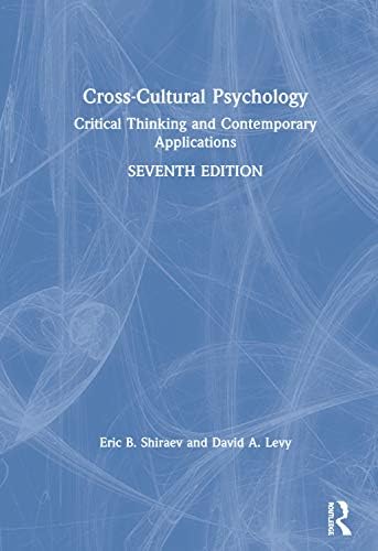Amazon.com: Cross-Cultural Psychology: Critical Thinking and