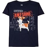 Secret Life of Pets Boys Certified Awesome Graphic Tee Black