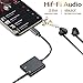 VAMASS 3.5 mm Headphone Jack Adapter, 2 in 1 Headphone Adapter with 12W 2.4A Fast Charge, Hi-fi Audio Earphone Adapter, Support Remote Control & Phone Call, Compatible with iPhone X/8/8Plus/7/7Plus