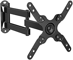 TV Wall Bracket Tilts Swivels Extends, Full Motion TV Wall Mount for Most 13-39 Inch Flat&Curved TVs up to 10kg, Max....