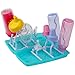 Lily's Home Folding Travel-Size Baby Bottle Drying Rack, Use for Short or Tall Bottles and Accessories, Bottom Tray Converts to Portable Carrying Case, Color May Vary (12-Bottle Capacity)