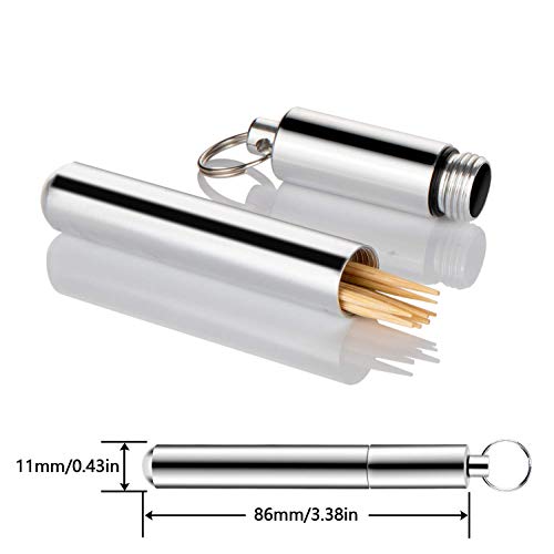 image for NestEcho(3 PCS)1 Portable Retractable Toothpick Holder Dispenser with 