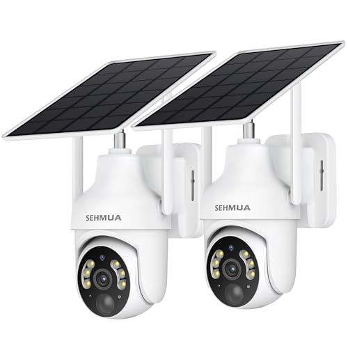 SEHMUA 2K Solar Security Camera