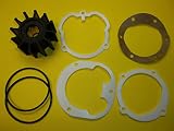 RPS Water Pump Impeller for Johnson 09-1027B, Volvo Penta 3.0, 4.3, 5.0, 5.7 V6 V8 Engines Jabsco 1210-0001 Sierra 18-3081 18-3277 3862281 21213660 21951346 OMC