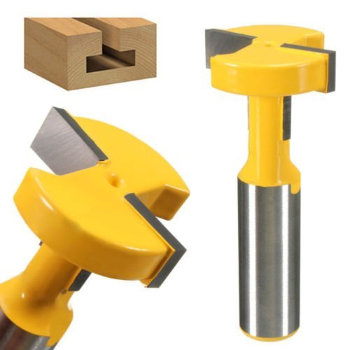 ACEBOX 1/2 Shank T-groove engraving machine Woodworking cutter router Bit