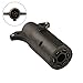 COROTC 7 to 6 Way Trailer Adapter, 7 Pin Flat to 6 Pin Trailer Plug, 7 to 6 Way Trailer RV Boat Plug