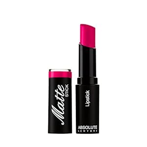 Absolute New York Matte Stick Lipsticks, Crimson, 5.4g