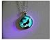 Hithop Necklace Glow in the Dark After Uv Absorption Necklace Noctilucent Necklace Friendship Love Gifts Unique Lovers Gifts