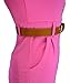 Prograce Woman V neck Button Sleeveless Short Jumpsuit Party Suit Pink XL