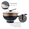 Haufson-30cm-Die-Cast-Wok-with-Steamer-Induction-Cookware-Natural-PFOA-Free-Non-Stick-Stir-Fry-Pan-Black Haufson 30cm Die cast Wok with Standable Lid | Works with All Major Hobs | Natural PFOA Free Non-Stick Stirfry Pan…