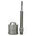 YaeTek 65mm SDS Plus Shank Wall Hole Saw Cutter Brick Concrete Cement Stone Wall Drill Bit Carbide Tipped DIY Drilling Tools 200mm Rod