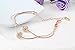 GEORGE · SMITH Austrian Crystals Iron Beads Rose Gold 2-Strand Rope Chain Bracelet for Women Girl 9.05